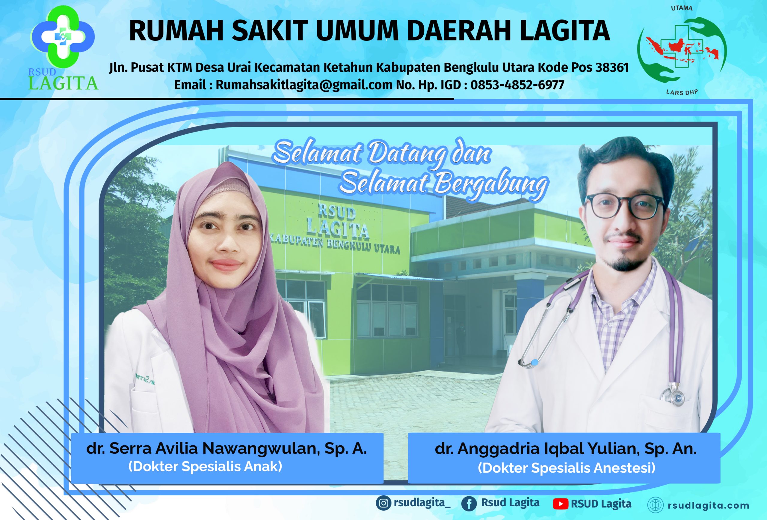 Si kecil sakit bun? Datang aja ke Poli Anak di RSUD Lagita, Hyuk Cek Jadwal nya