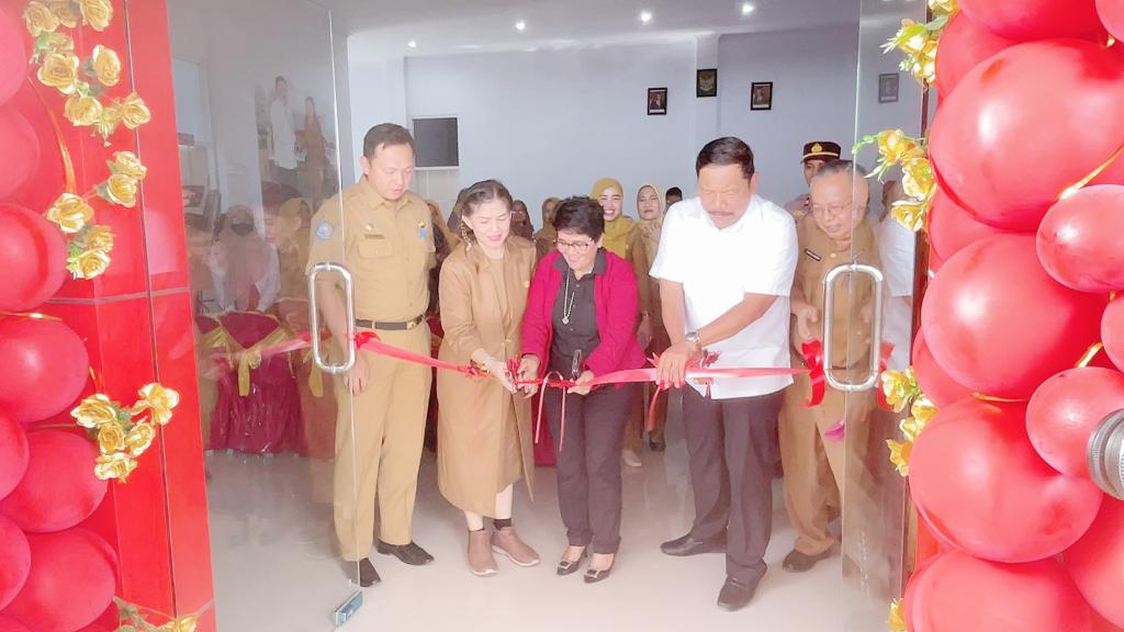 Bupati Ir. Mian menyampaikan pesan kepada RSUD Lagita dalam peresmian Gedung Kantor RSUD Lagita.. simak pesannya